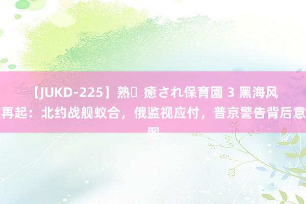 【JUKD-225】熟・癒され保育園 3 黑海风浪再起：北约战舰蚁合，俄监视应付，普京警告背后意图